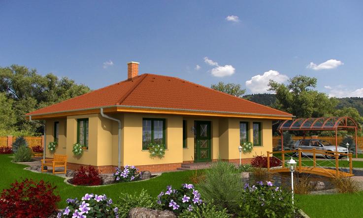 projekt domu BUNGALOW 8